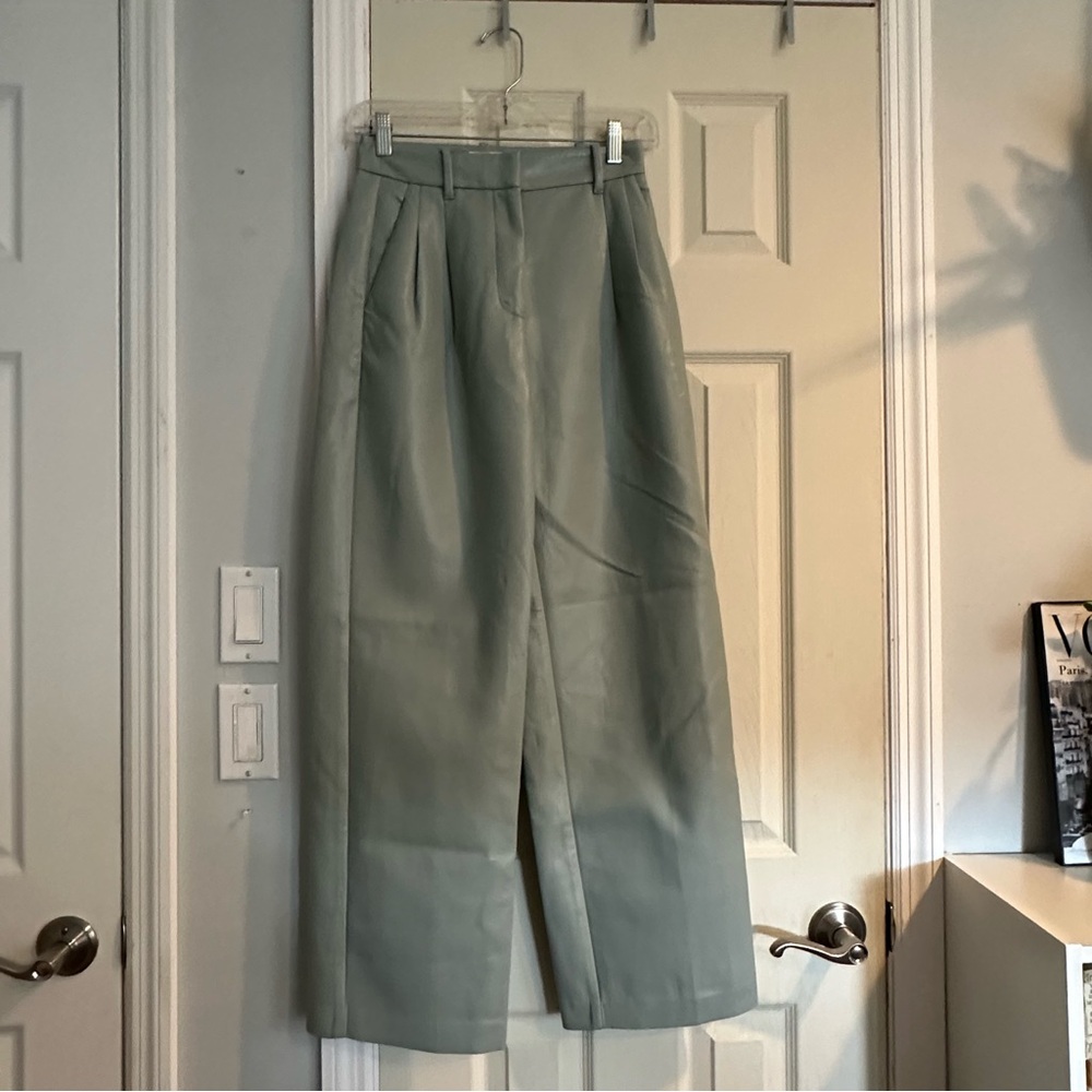 Aritzia Wilfred Leather Pants